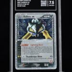 Pokemon TCG Graded Card: 2005 Rocket's Raikou ex TAG[X] 7.5