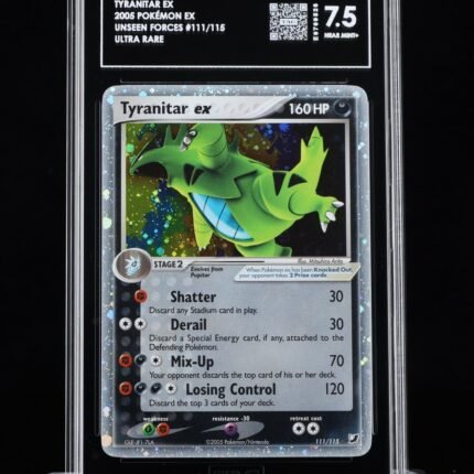 Pokemon TCG Graded Card: 2005 Tyranitar ex English #111 TAG[X] 7.5