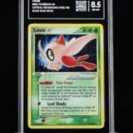 Pokemon TCG Graded Card: 2006 Gold Star Celebi English #100 TAG[X] 8.5