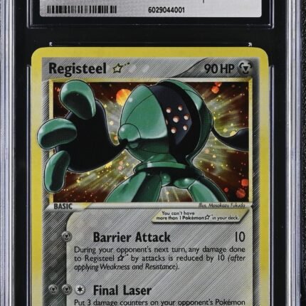 Pokemon TCG Graded Card: 2006 Gold Star Registeel English CGC 9.5