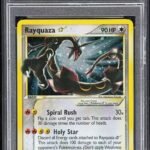 Pokemon TCG Graded Card: 2007 Gold Star Rayquaza PSA 10