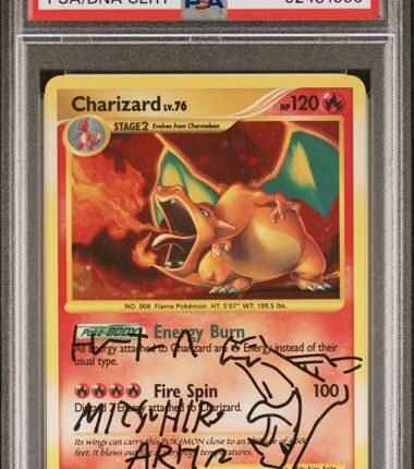 Pokemon TCG Graded Card: 2008 Mitsuhiro Signed Charizard #103 English PSA 10
