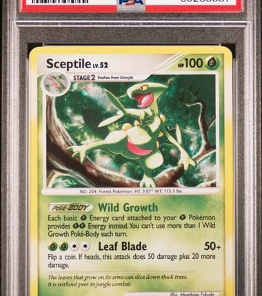 Pokemon TCG Graded Card: 2008 Sceptile English #008 PSA 9