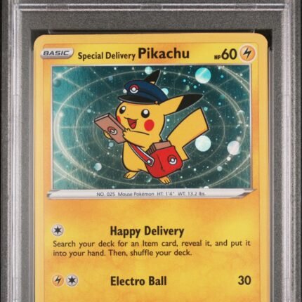Pokemon TCG Graded Card: 2020 Special Delivery Pikachu SWSH074 PSA 8