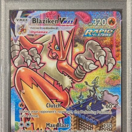 Pokemon TCG Graded Card: 2021 Blaziken VMAX English #201 PSA 10