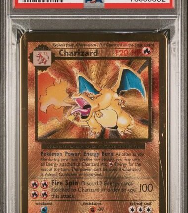 Pokemon TCG Graded Card: 2021 Charizard [Metal Card] English #4 PSA 8