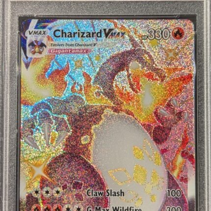 Pokemon TCG Graded Card: 2021 Charizard VMAX English #107 PSA 10
