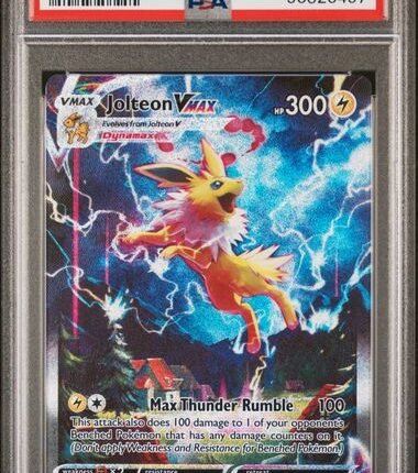 Pokemon TCG Graded Card: 2021 Jolteon VMAX Promo English #184 PSA 10