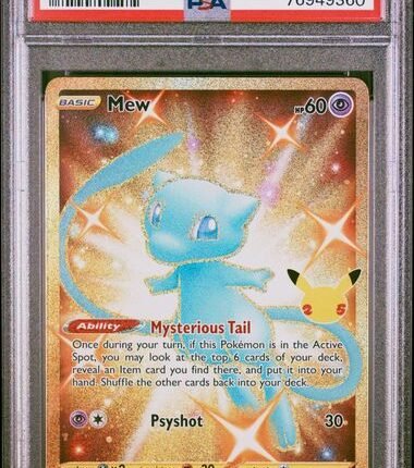 Pokemon TCG Graded Card: 2021 Mew Celebrations English #025 PSA 10