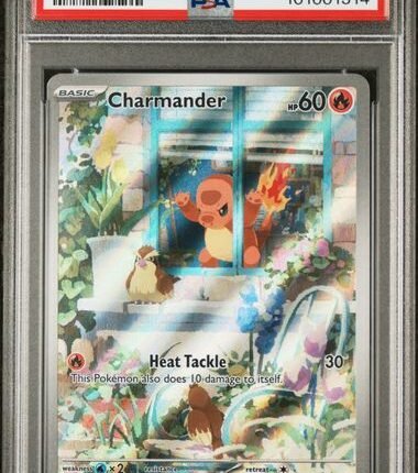 Pokemon TCG Graded Card: 2023 Charmander #044 PSA 9