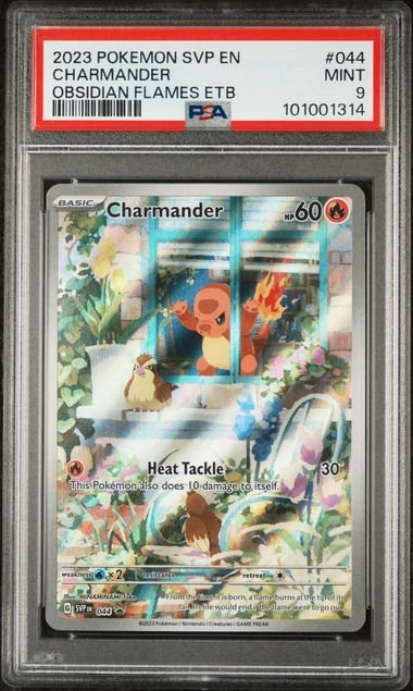 Pokemon TCG Graded Card: 2023 Charmander #044 PSA 9 Pokemon TCG Graded Card: 2023 Charmander #044 PSA 9