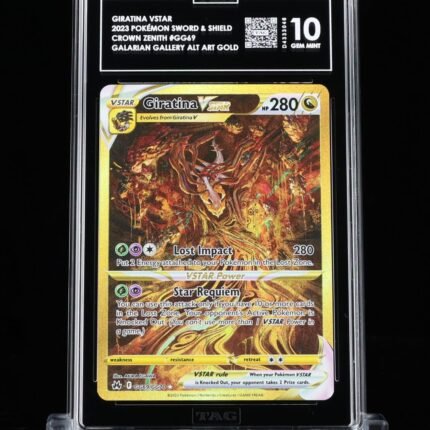 Pokemon TCG Graded Card: 2023 Giratina Vstar English #GG69 TAG[X] 10
