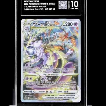 Pokemon TCG Graded Card: 2023 Mewtwo VSTAR #GG44 TAG 10 [X]