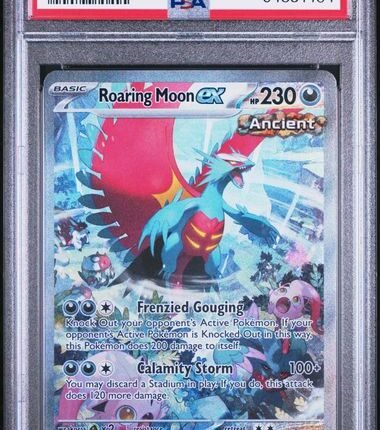 Pokemon TCG Graded Card: 2023 Roaring Moon ex (SIR) English #251 PSA 10