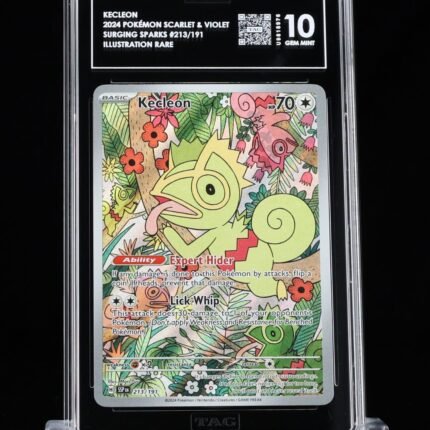 Pokemon TCG Graded Card: 2024 Kecleon #213 English TAG 10