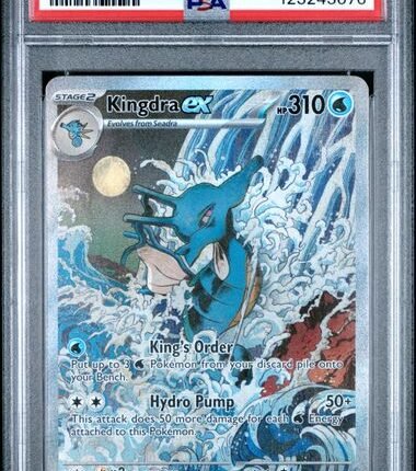 Pokemon TCG Graded Card: 2024 Kingdra ex #131 PSA 9