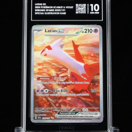 Pokemon TCG Graded Card: 2024 Latias Ex English #239 TAG[X] 10