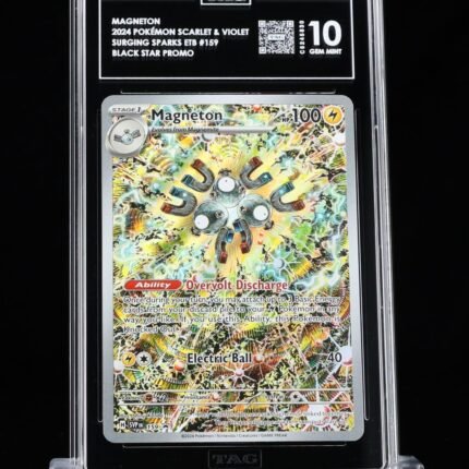 Pokemon TCG Graded Card: 2024 Magneton ETB Promo English #159 TAG[X] 10