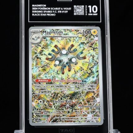 Pokemon TCG Graded Card: 2024 Magneton [Pokemon Center] ETB Promo English #159 TAG[X] 10