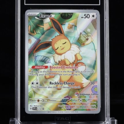 Pokemon TCG Graded Card: 2025 Eevee Promo [Pokemon Center] #173 TAG 10 [X]