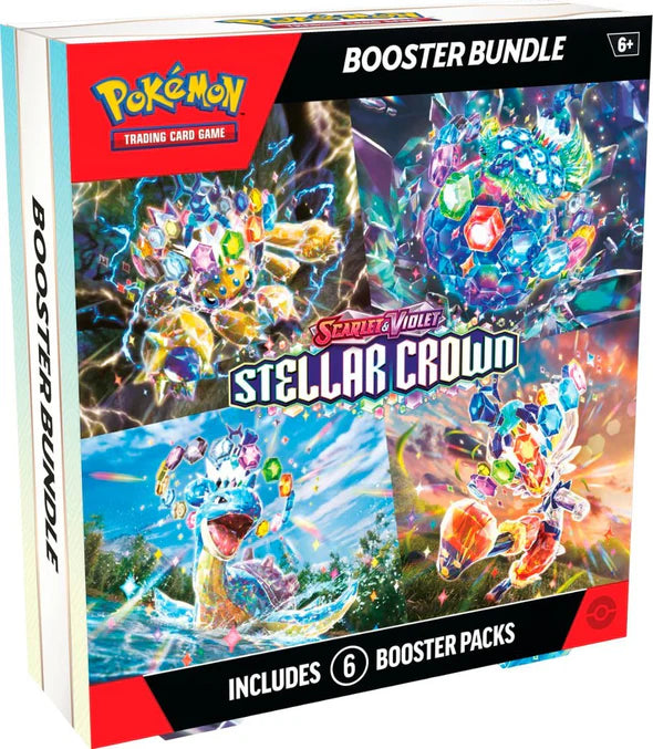 Pokemon TCG - Scarlet Violet - Stellar Crown - Booster Bundle Pokemon TCG - Scarlet Violet - Stellar Crown - Booster Bundle