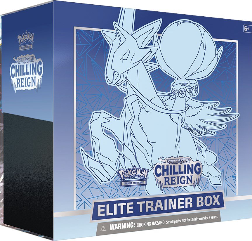 Pokemon TCG - SW&SH: Chilling Reign Elite Trainer Box (Ice Rider) Pokemon TCG - SW&SH: Chilling Reign Elite Trainer Box (Ice Rider)