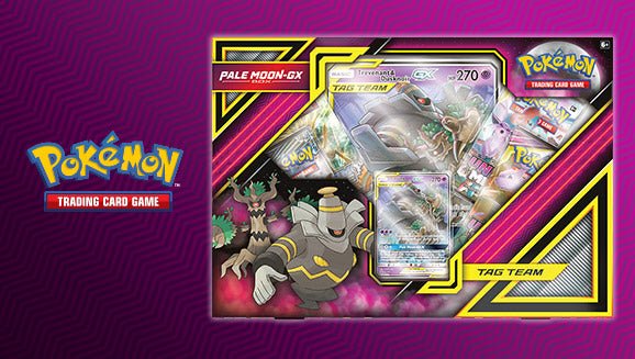 Pokemon TCG - Tag Team: Pale Moon-GX Box Pokemon TCG - Tag Team: Pale Moon-GX Box