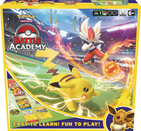 Pokémon Trading Card Game Battle Academy (Cinderace V, Pikachu V & Eevee V) Pokémon Trading Card Game Battle Academy (Cinderace V, Pikachu V & Eevee V)