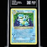 [SOLD] Pokemon TCG Graded Card: 1999 Blastoise (Shadowless) English #002 TAG[X] 8.5