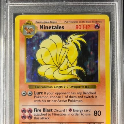 [SOLD] Pokemon TCG Graded Card: 1999 Ninetales (Shadowless) #012 PSA 8