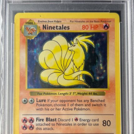 [SOLD] Pokemon TCG Graded Card: 1999 Ninetales (Shadowless) #012 PSA 9
