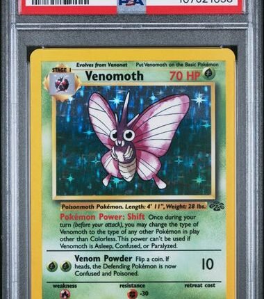 [SOLD] Pokemon TCG Graded Card: 1999 Venomoth #013 PSA 9