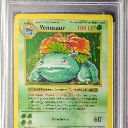 [SOLD] Pokemon TCG Graded Card: 1999 Venusaur Shadowless #015 PSA 8
