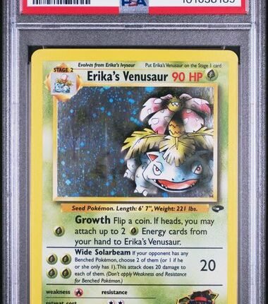 [SOLD] Pokemon TCG Graded Card: 2000 Erika's Venusaur #004 English PSA 7