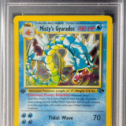 [SOLD] Pokemon TCG Graded Card: 2000 Misty's Gyrados (1st Edition) #013 English PSA 8