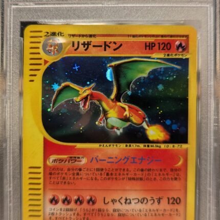 [SOLD] Pokemon TCG Graded Card: 2001 Charizard-Holo Japanese 1st Edition #103 PSA 9