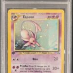 [SOLD] Pokemon TCG Graded Card: 2001 Espeon 1st Edition #001 English PSA 8
