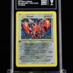 [SOLD] Pokemon TCG Graded Card: 2001 Scizor (1st Edition) English #010 TAG[X] 9