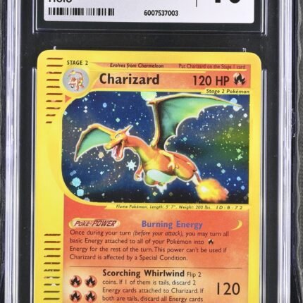 [SOLD] Pokemon TCG Graded Card: 2002 Charizard #006 CGC 10
