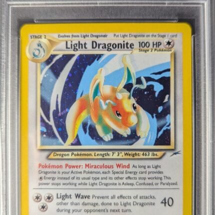 [SOLD] Pokemon TCG Graded Card: 2002 Light Dragonite #014 English PSA 8