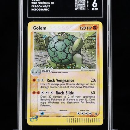[SOLD] Pokemon TCG Graded Card: 2003 Golem English #005 TAG[X] 6