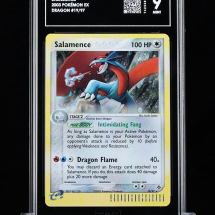 [SOLD] Pokemon TCG Graded Card: 2003 Salamence English #019 TAG[S] 9