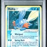 [SOLD] Pokemon TCG Graded Card: 2004 Gold Star Mudkip English #107 PSA 8