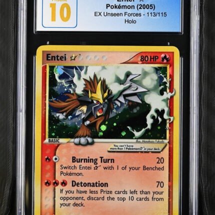 [SOLD] Pokemon TCG Graded Card: 2005 Gold Star Entei #113 CGC 10 PRISTINE