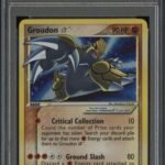 [SOLD] Pokemon TCG Graded Card: 2005 Gold Star Groudon English #111 PSA 9