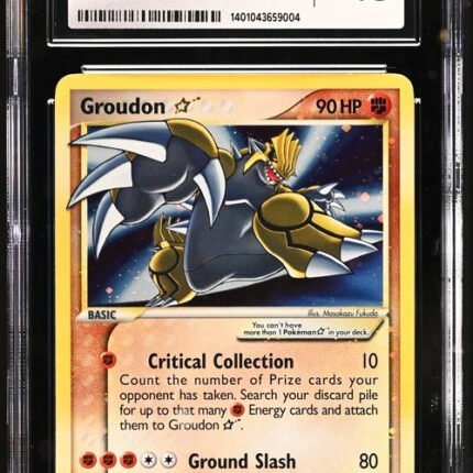 [SOLD] Pokemon TCG Graded Card: 2005 Gold Star Groudon English CGC 9.5