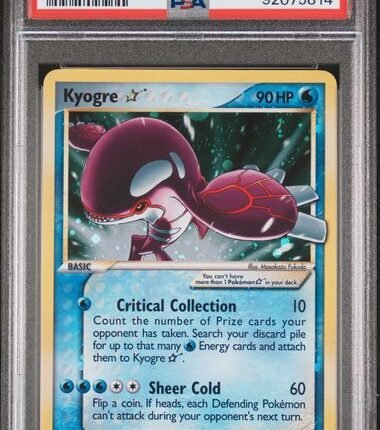 [SOLD] Pokemon TCG Graded Card: 2005 Gold Star Kyogre English #112 PSA 8