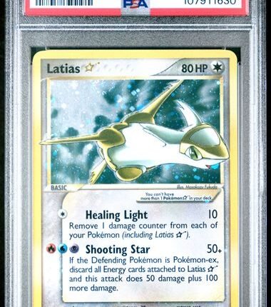 [SOLD] Pokemon TCG Graded Card: 2005 Gold Star Latias English #105 PSA 8