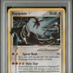 [SOLD] Pokemon TCG Graded Card: 2005 Gold Star Rayquaza English #107 PSA 7