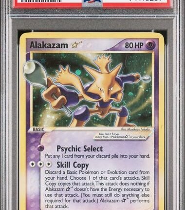 [SOLD] Pokemon TCG Graded Card: 2006 Gold Star Alakazam English #099 PSA 1